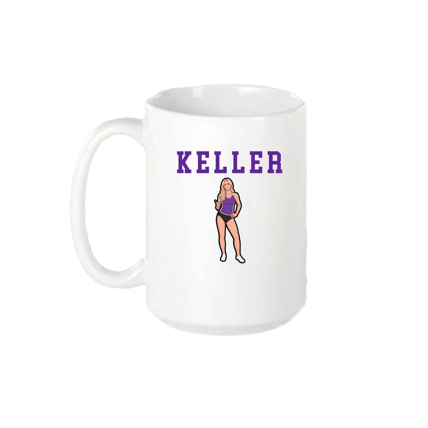 15oz Coffee Mug — Shirsey in White