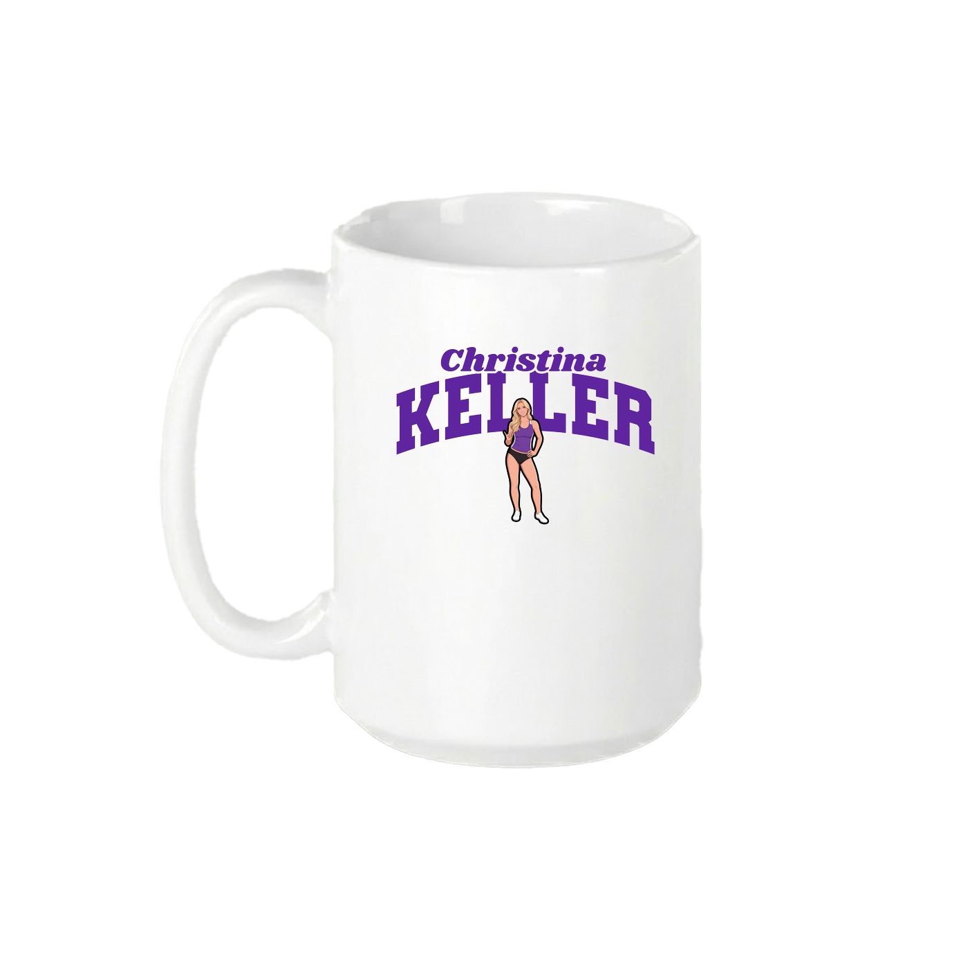 15oz Coffee Mug — Signature Arch in White
