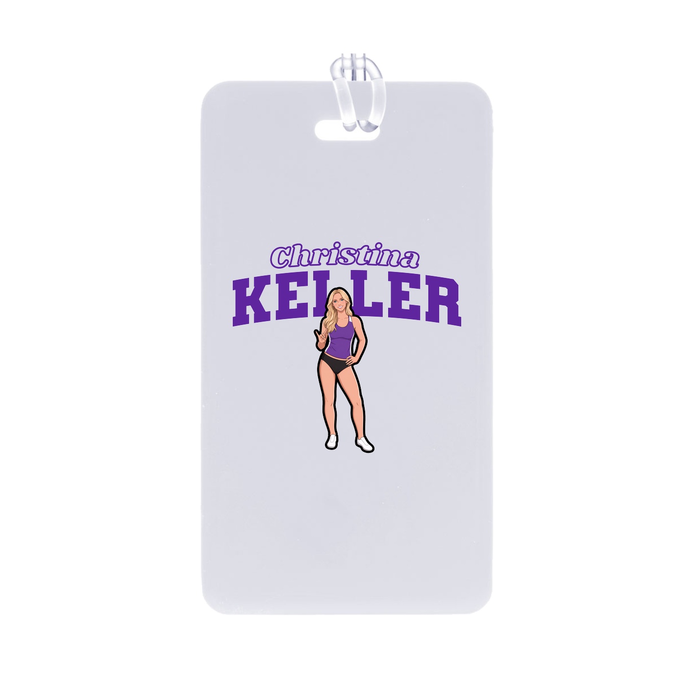 Bag Tag — Name Arch in Classic