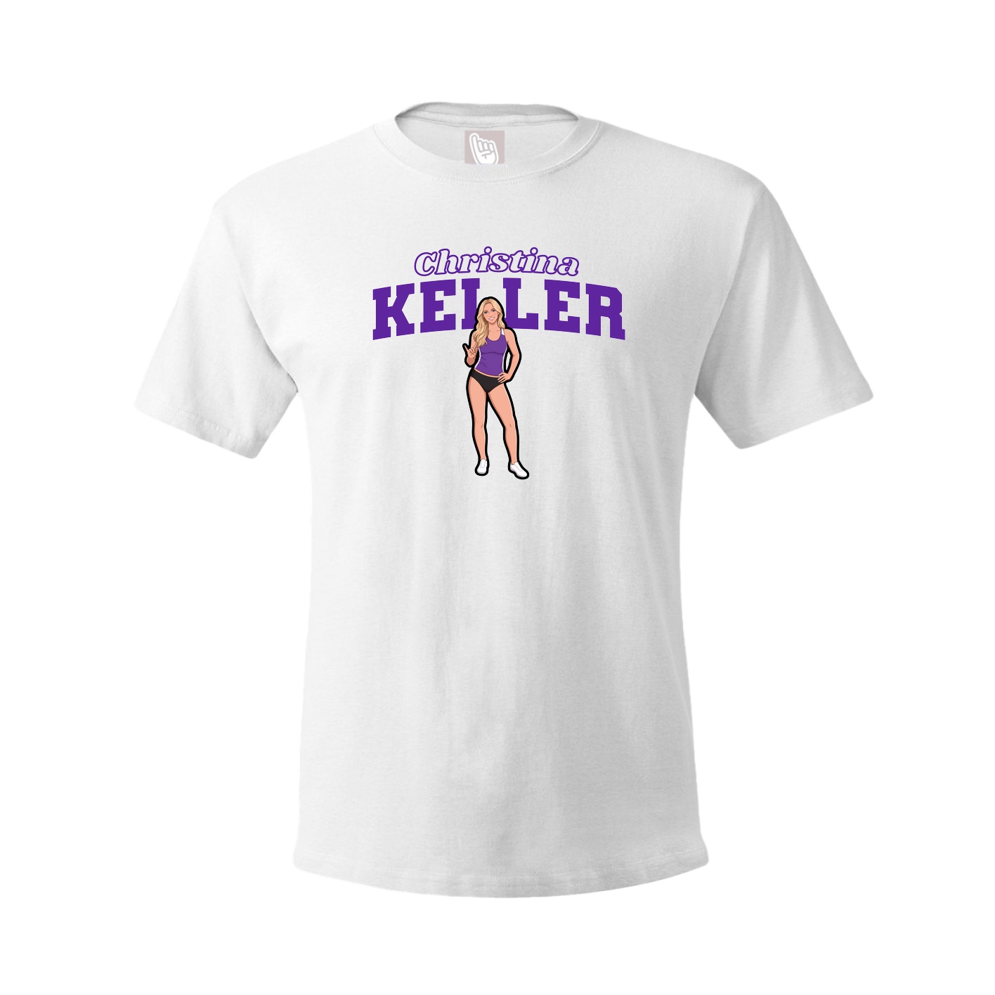 Tee — Name Arch in White