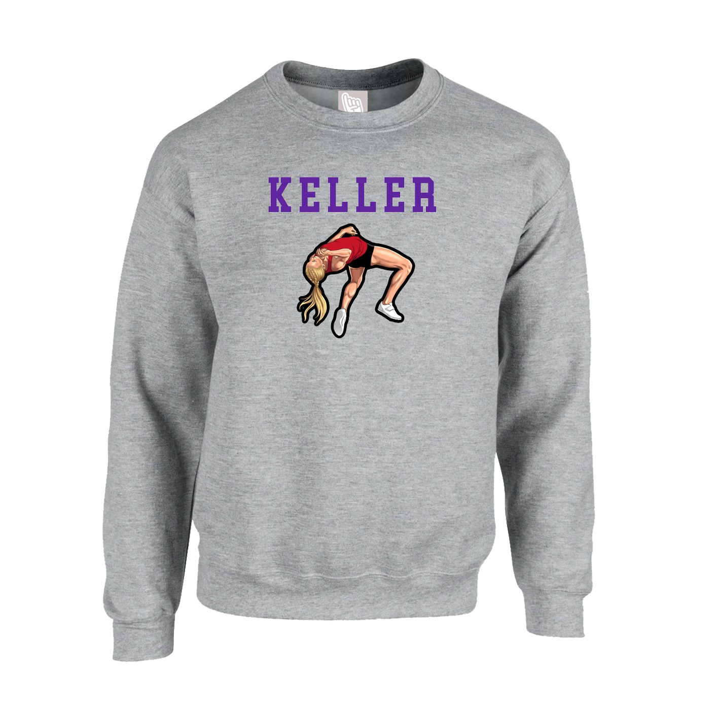 Fleece Crew — Shirsey in Grey
