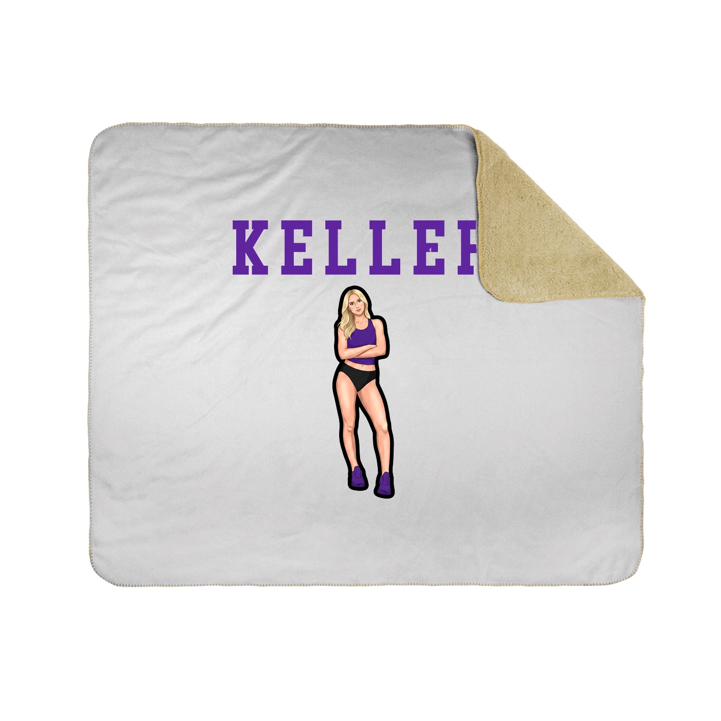 Throw Blanket — Shirsey in White