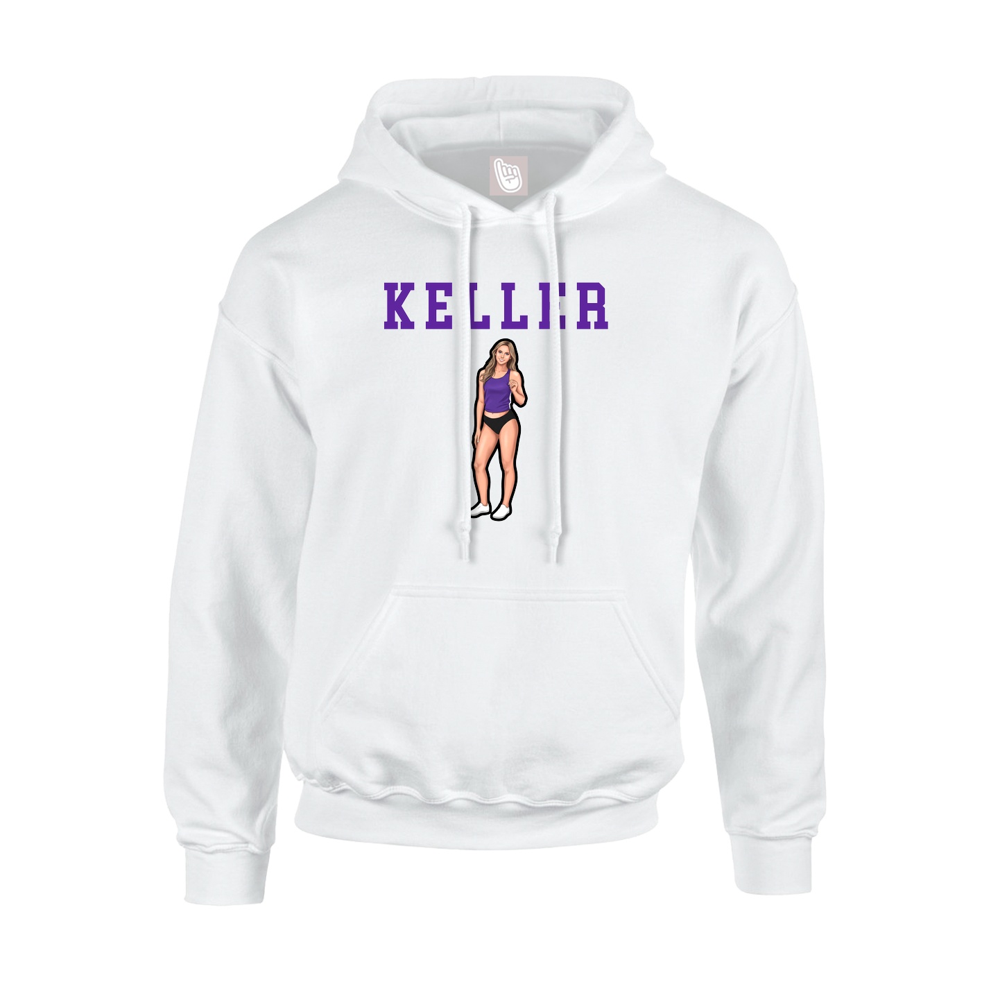 Hoodie — Shirsey in White