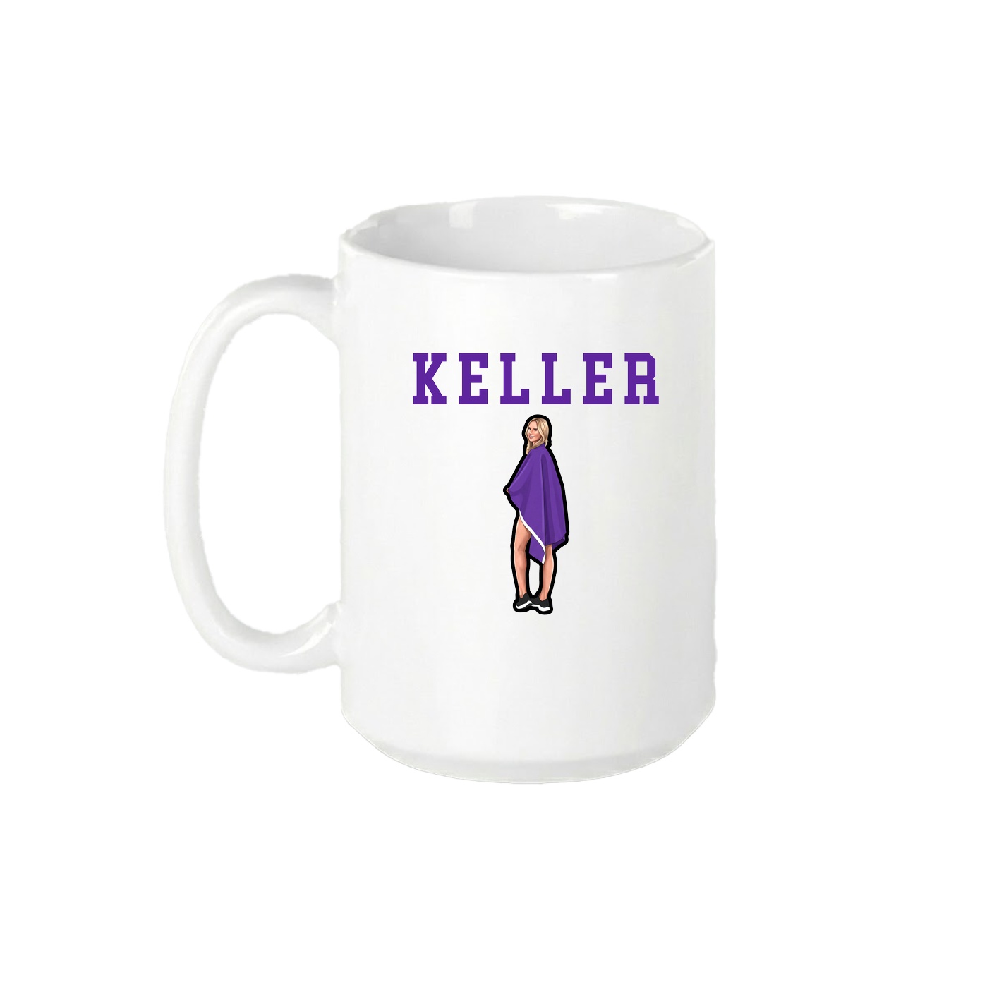 15oz Coffee Mug — Shirsey in White