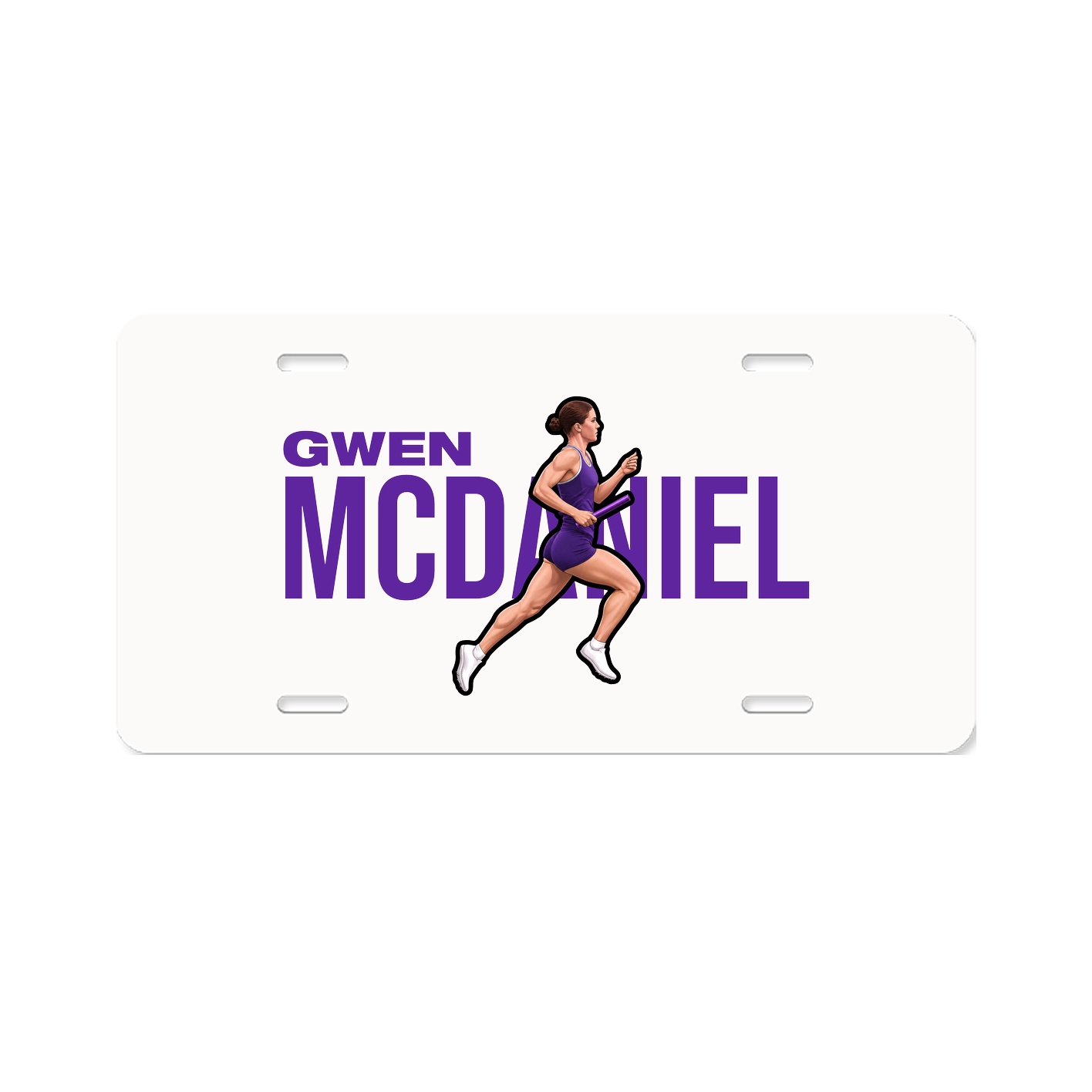 License Plate — Player Name in Classic