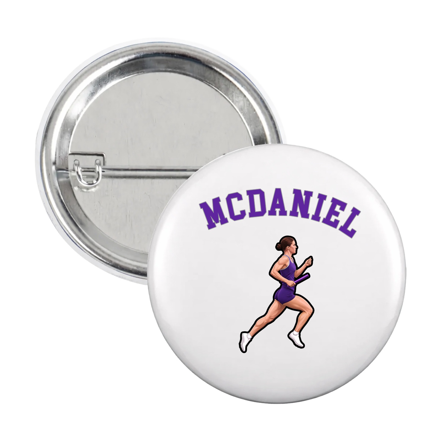 Game Day Button — Shirsey Arch in White