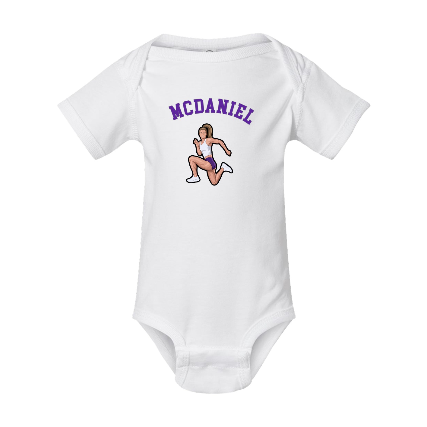 Baby Onesie — Shirsey Arch in White