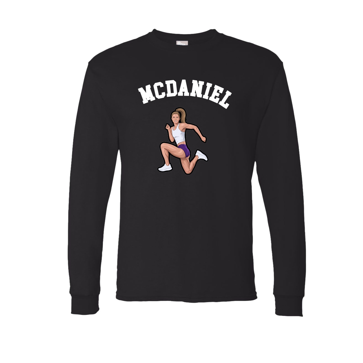 Long Sleeve Tee — Shirsey Arch in Black