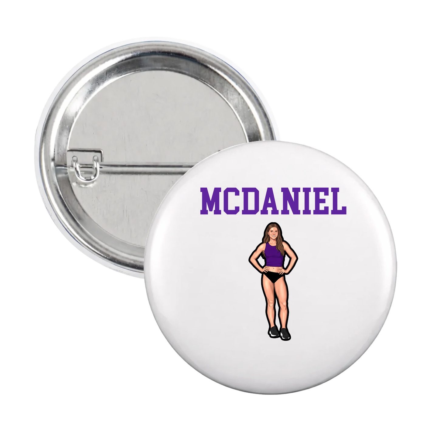Game Day Button — Shirsey in White