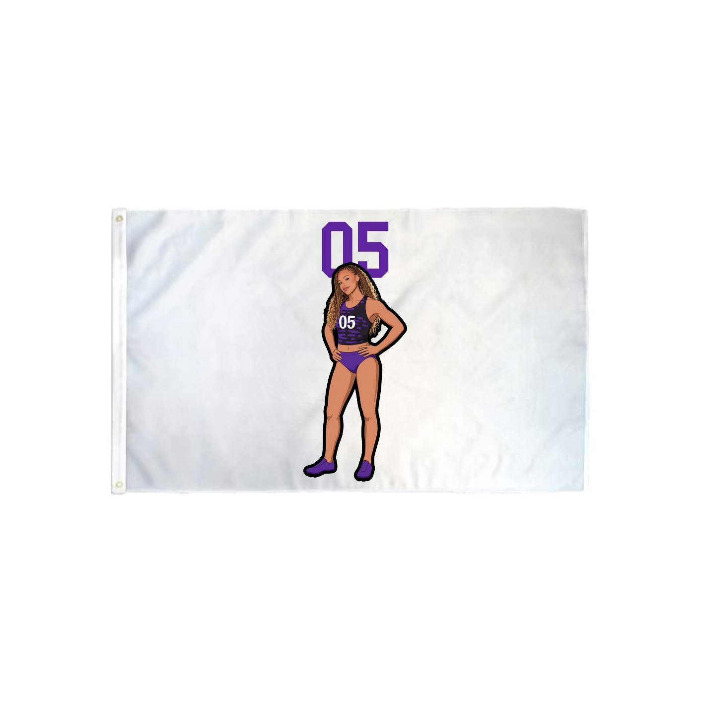 3x5 Flag — Number Top in Classic