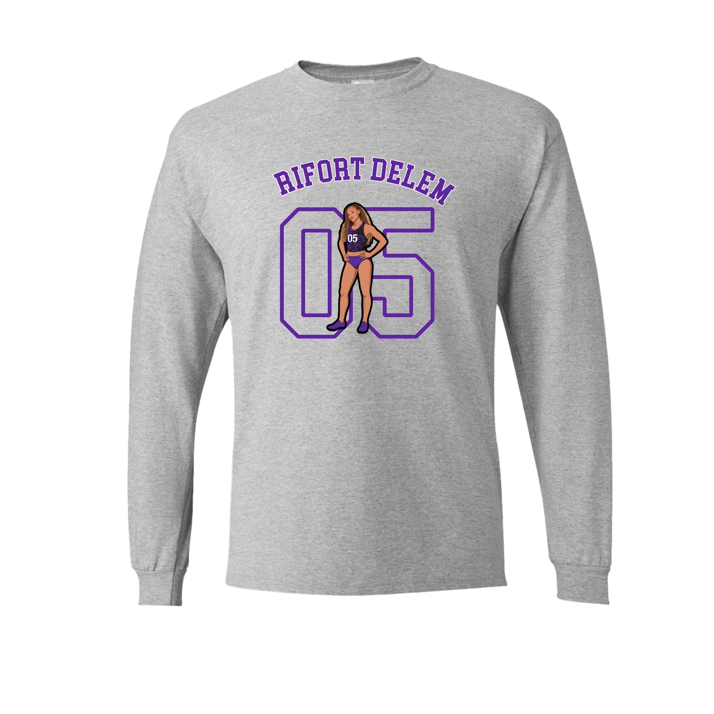 Long Sleeve Tee — Shirsey Arch in Grey