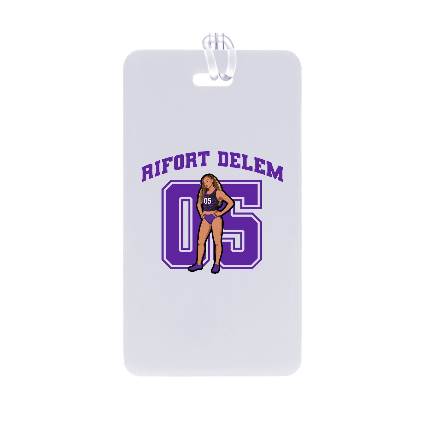 Bag Tag — Number in Classic