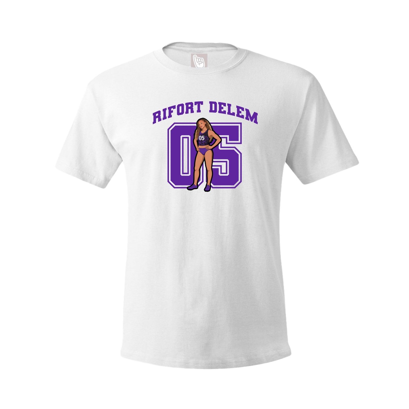 Tee — Number in White