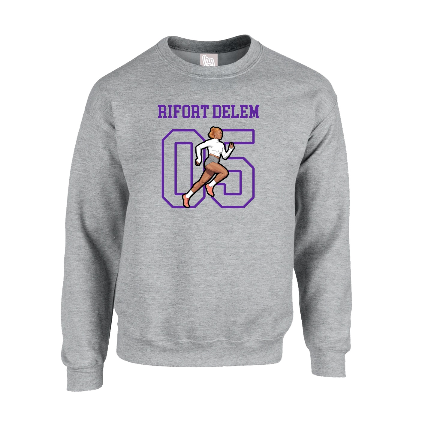 Fleece Crew — Shirsey in Grey