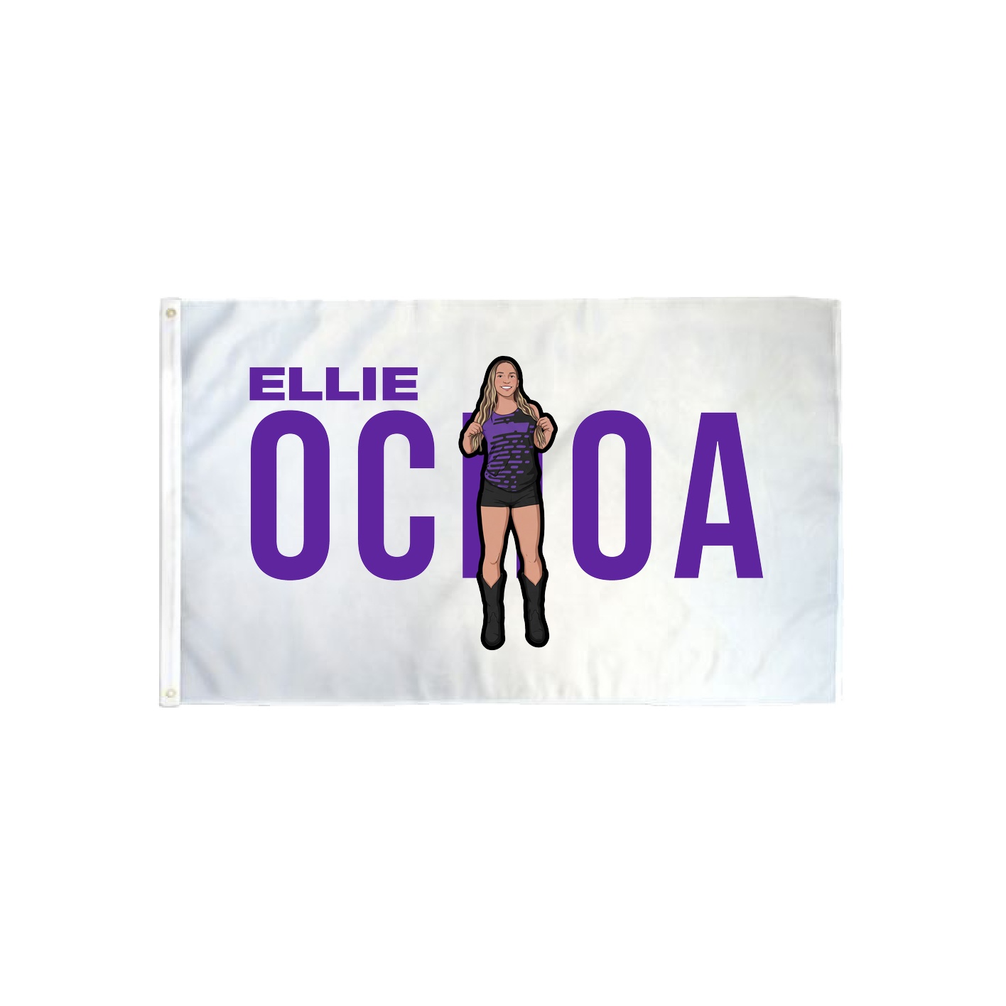 3x5 Flag — Player Name in Classic