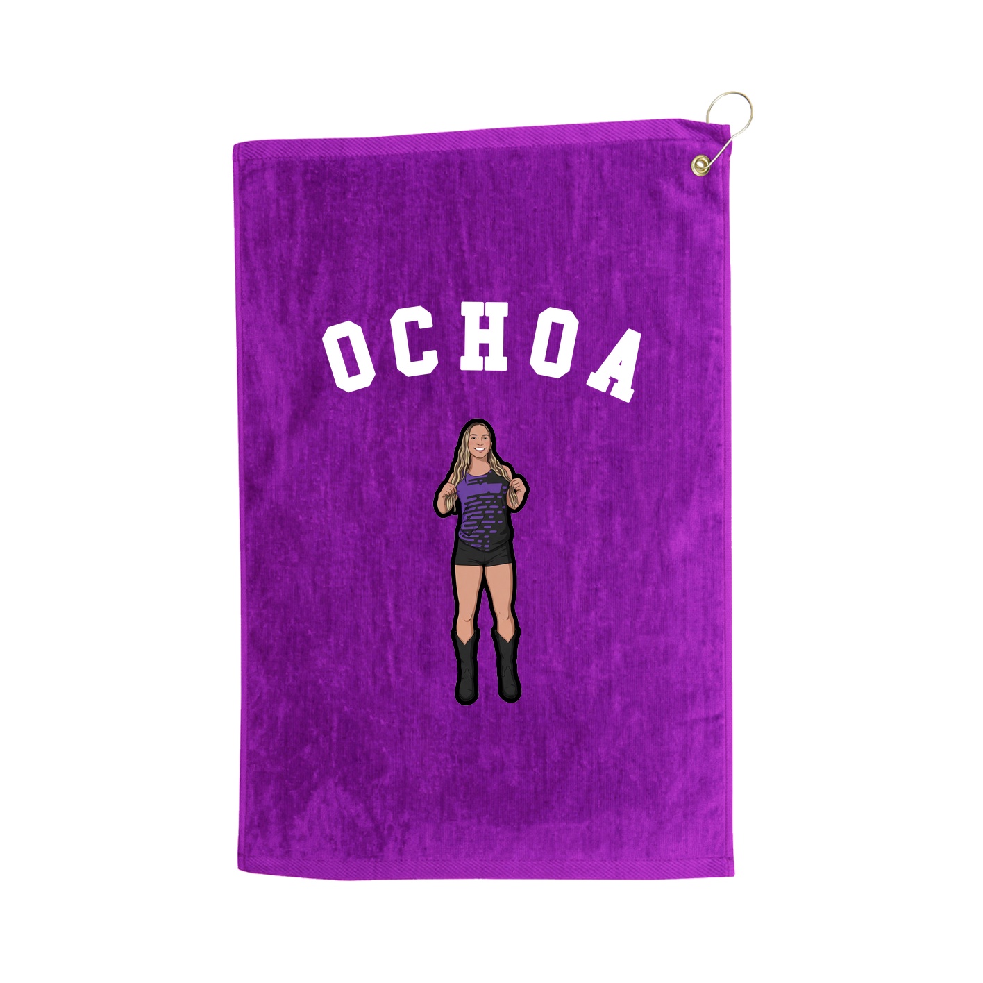 Golf Towel — Shirsey Arch in Purple