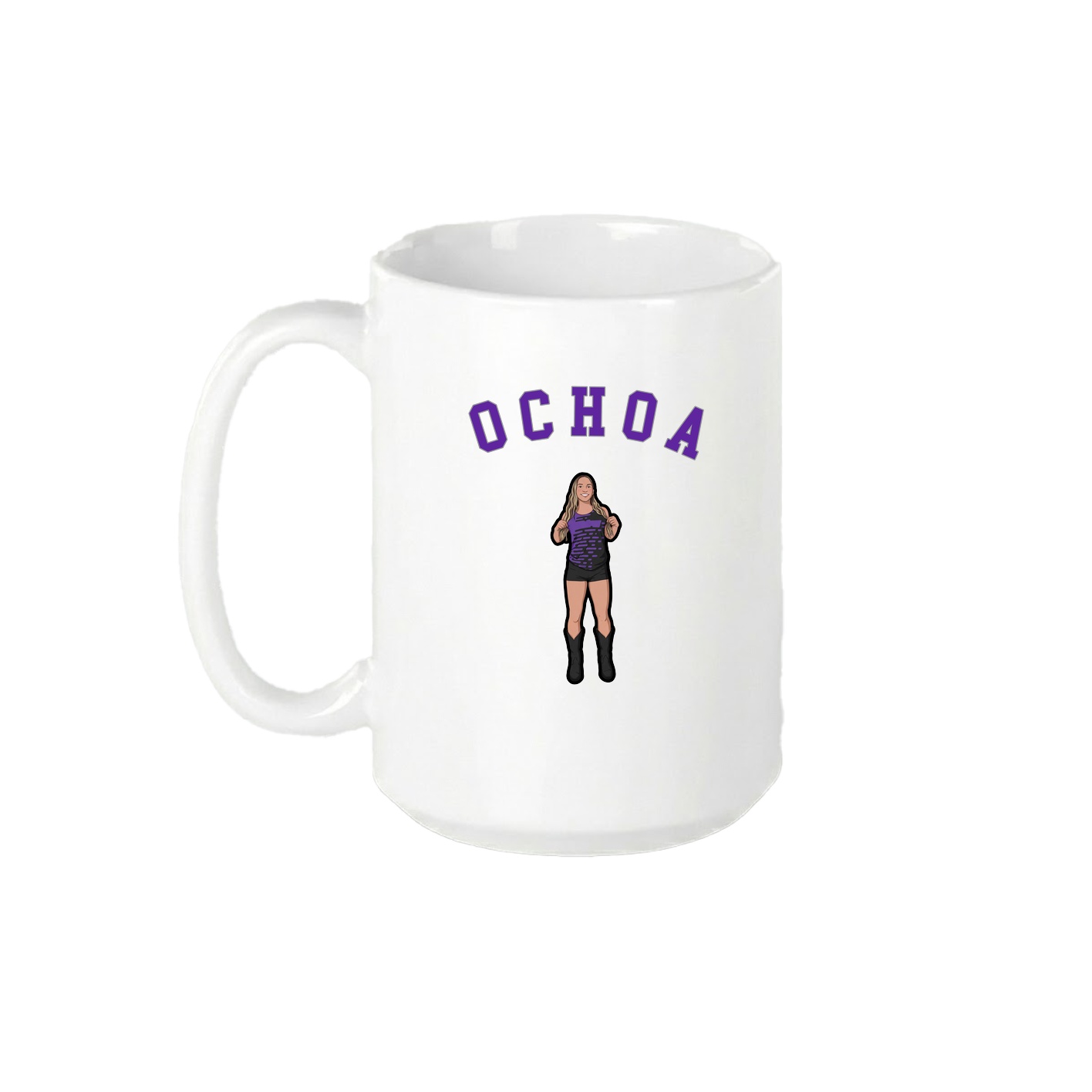 15oz Coffee Mug — Shirsey Arch in White