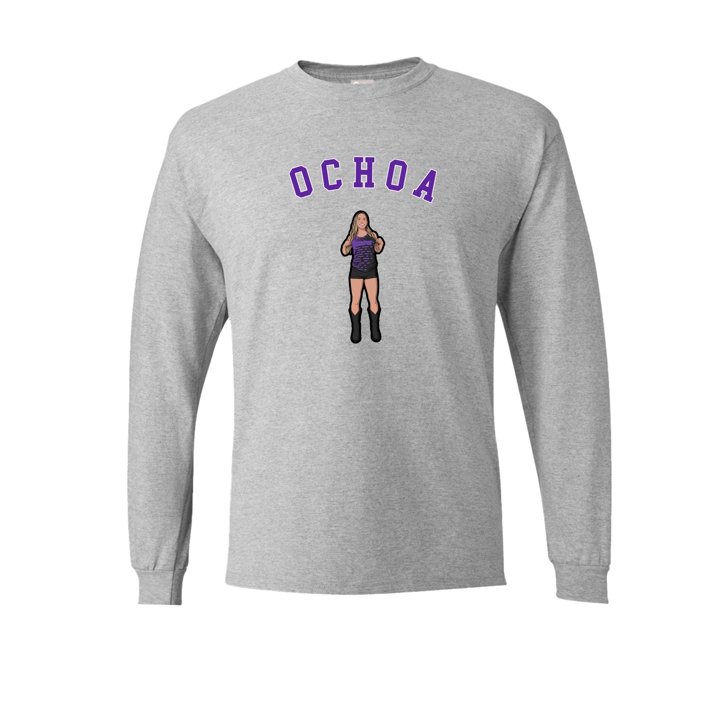 Long Sleeve Tee — Shirsey Arch in Grey