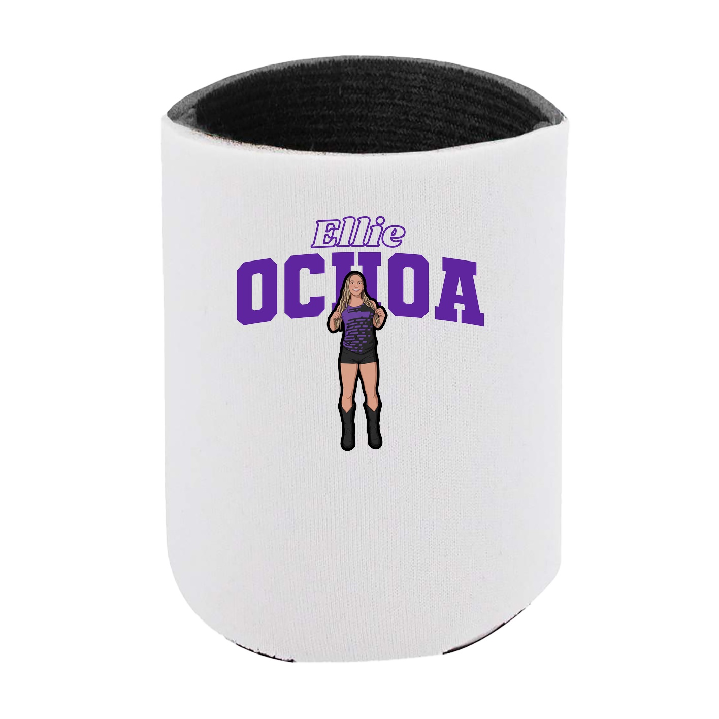 Can Holder — Name Arch in White