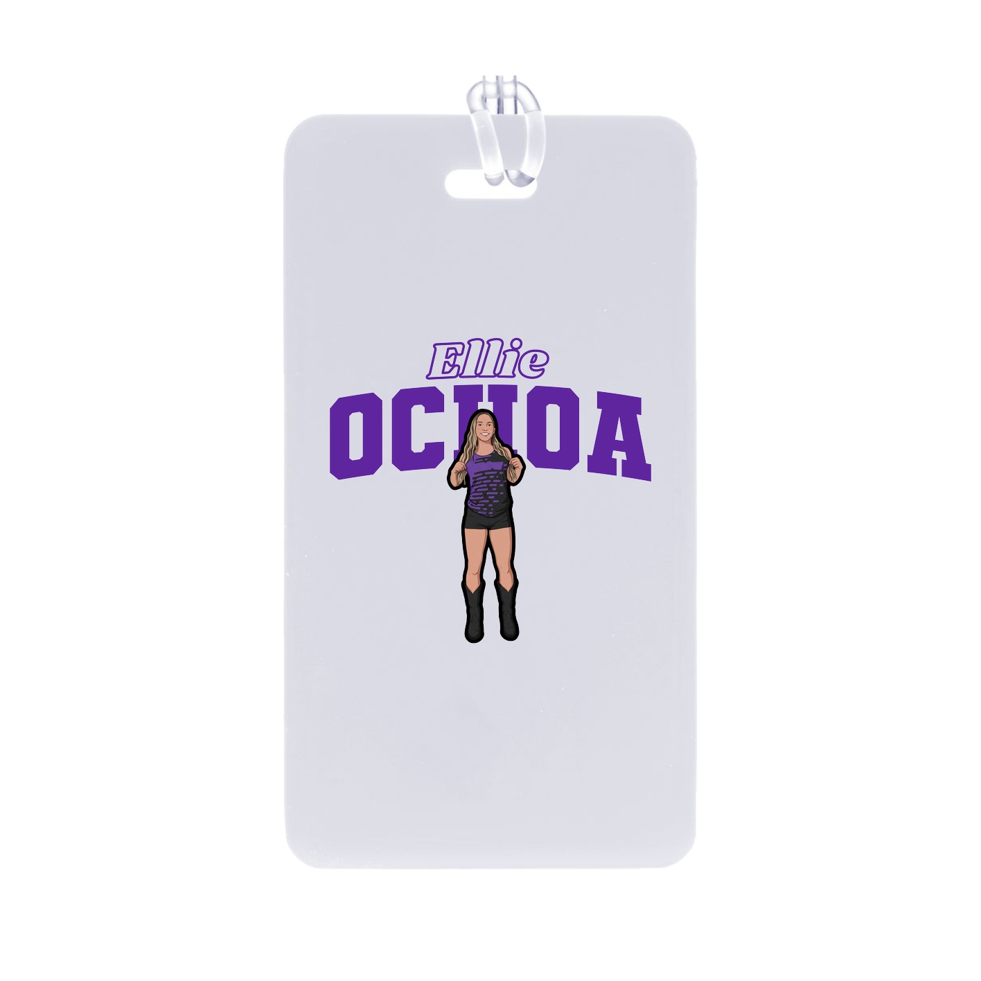 Bag Tag — Name Arch in Classic
