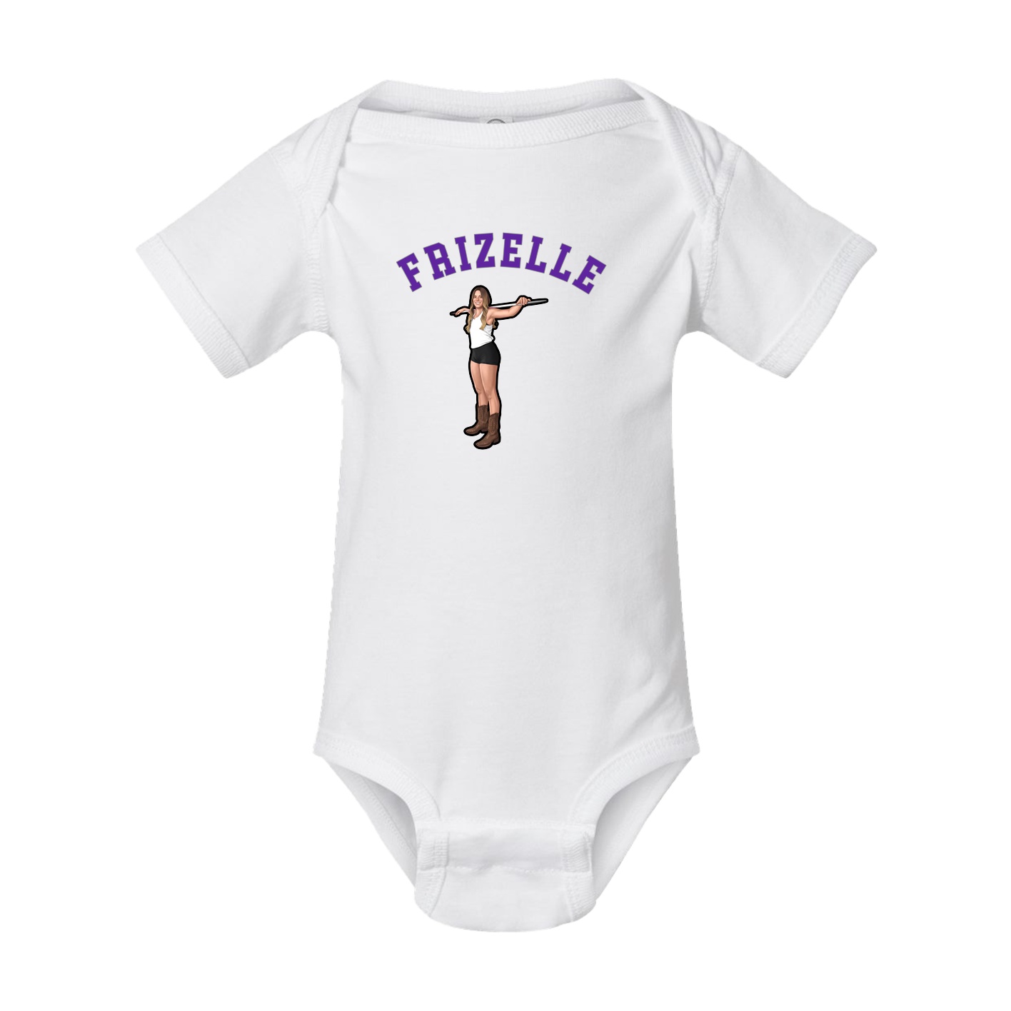 Baby Onesie — Shirsey Arch in White