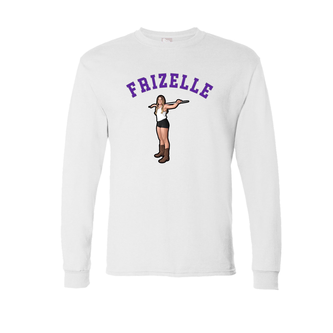 Long Sleeve Tee — Shirsey Arch in White