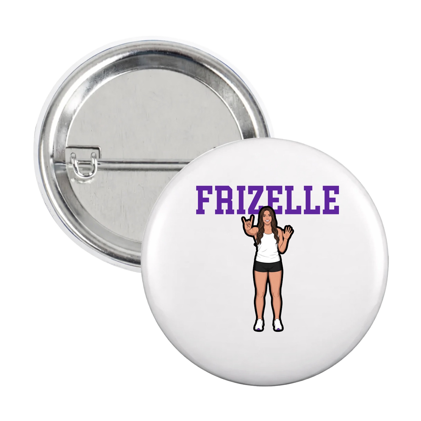 Game Day Button — Shirsey in White