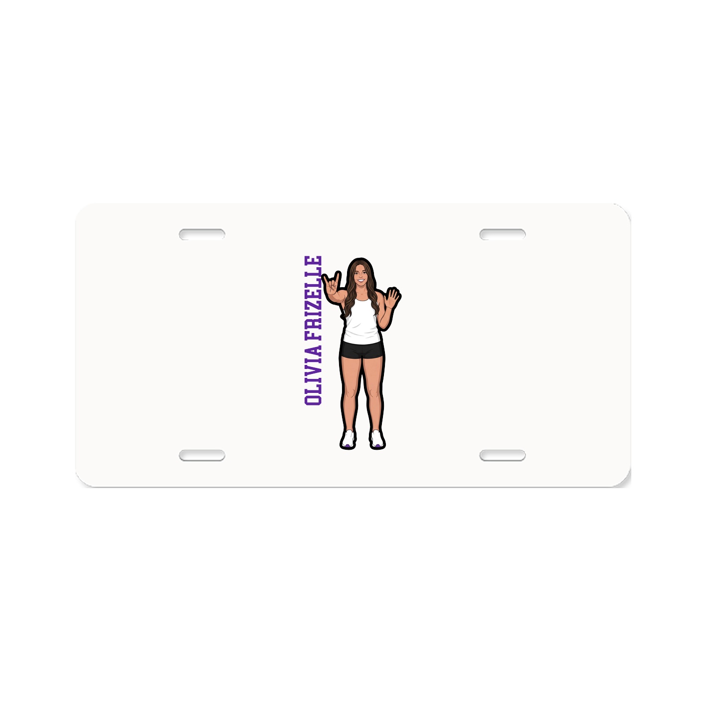 Aluminum License Plate