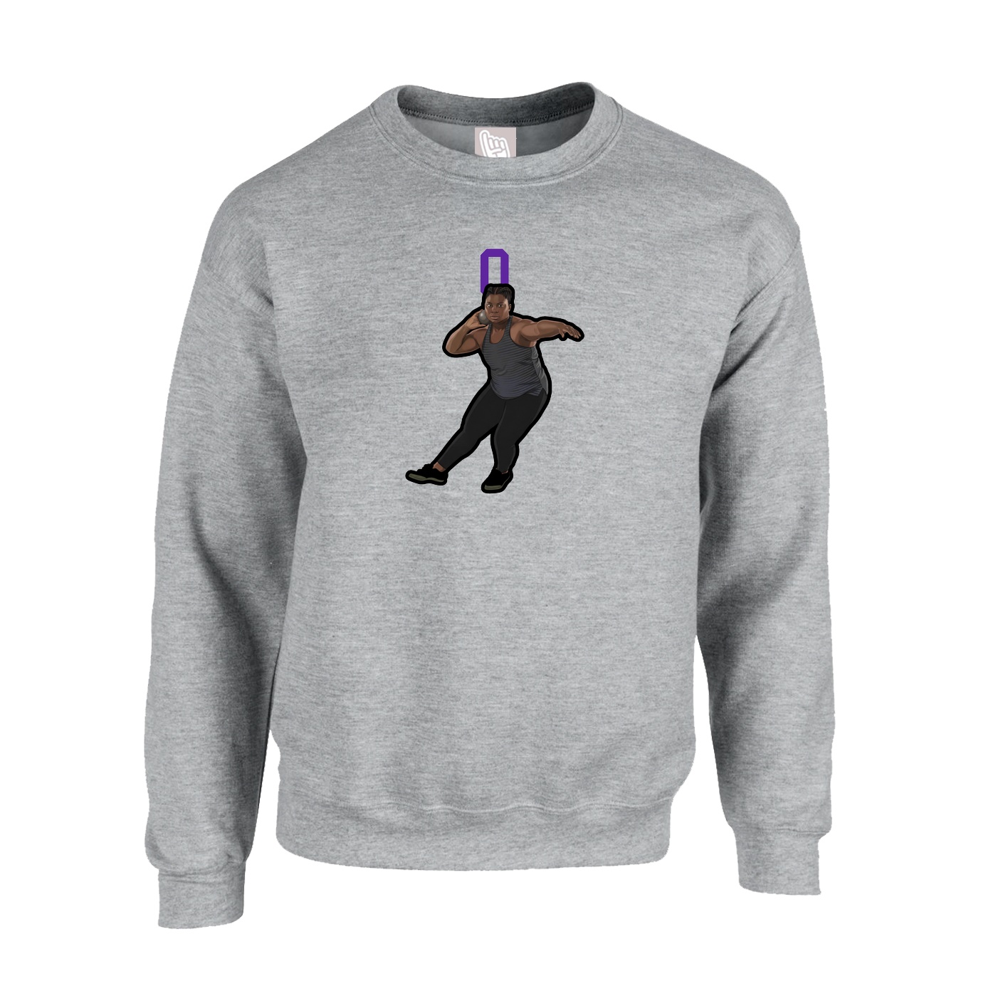 Fleece Crew — Shirsey in Grey