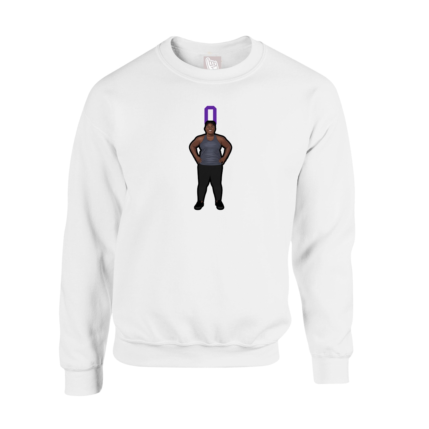 Fleece Crew — Shirsey in White