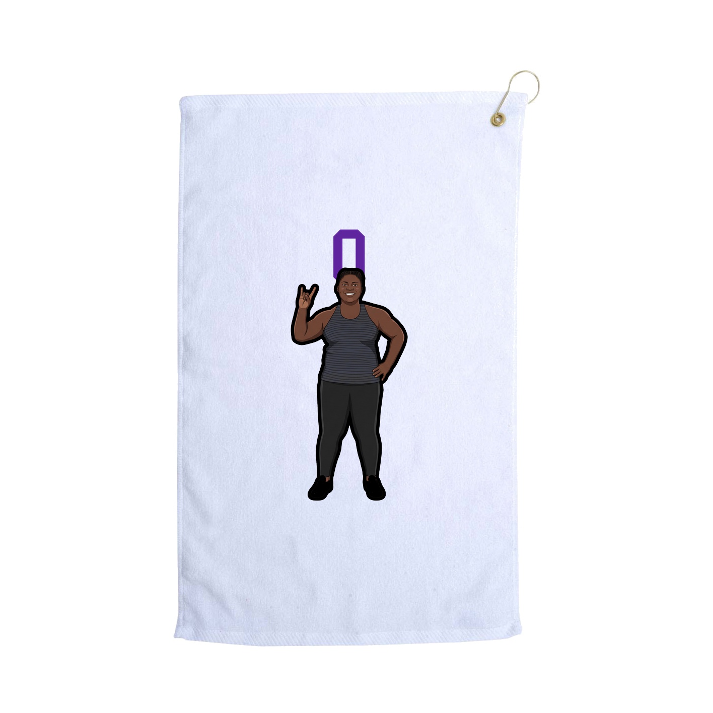 Golf Towel — Shirsey in White
