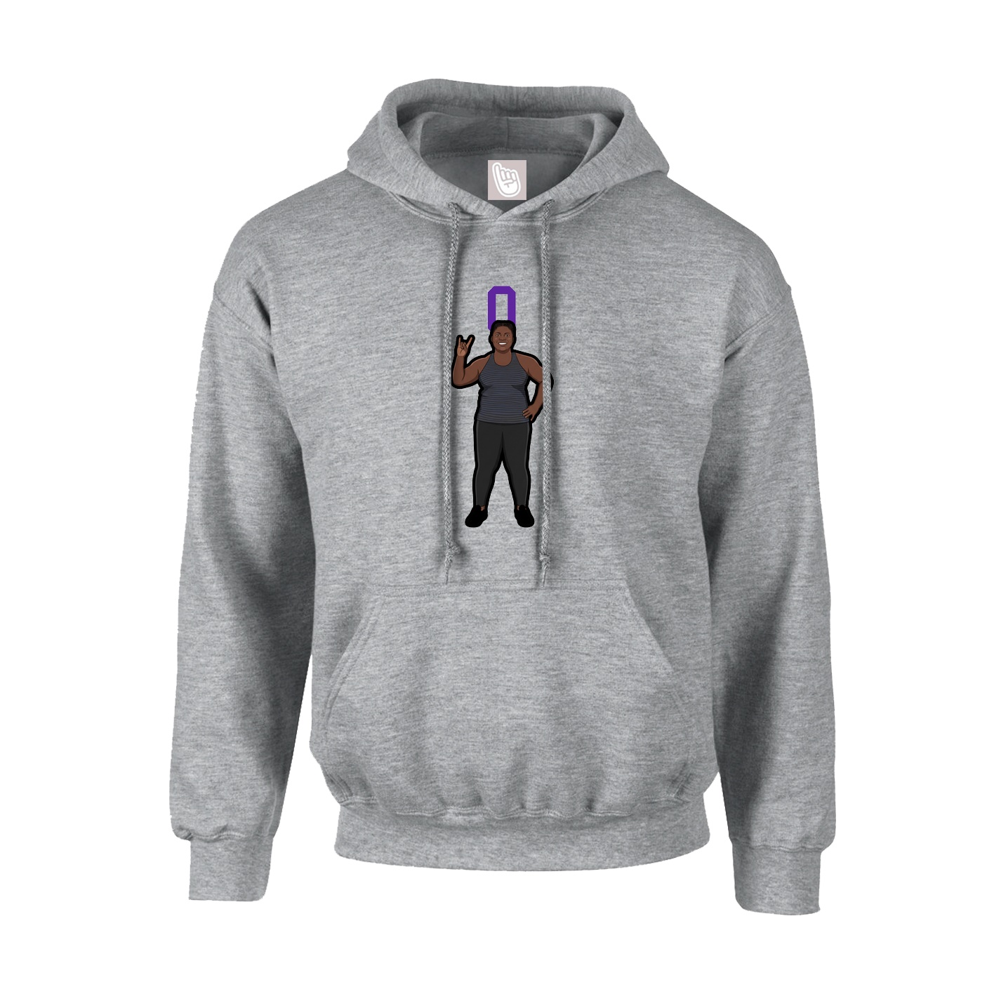 Hoodie — Shirsey in Grey