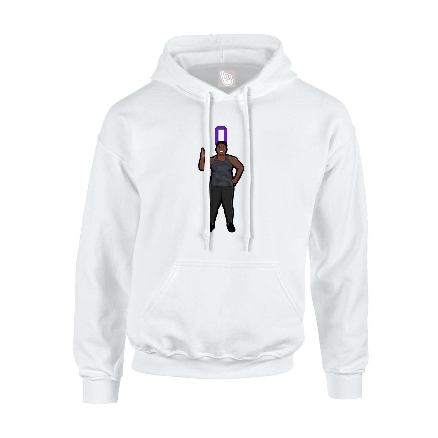 Youth Hoodie — Shirsey in White
