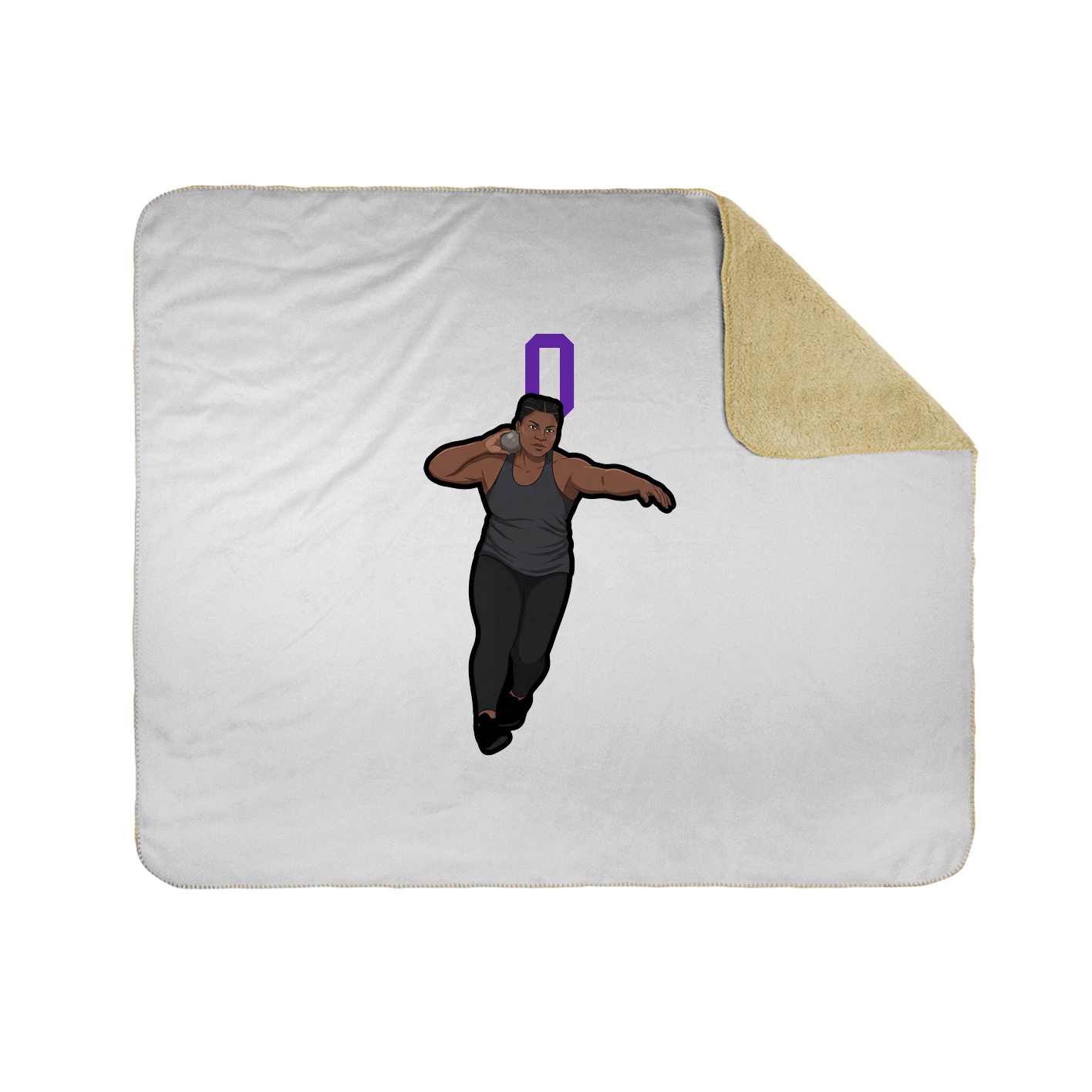 Throw Blanket — Shirsey in White