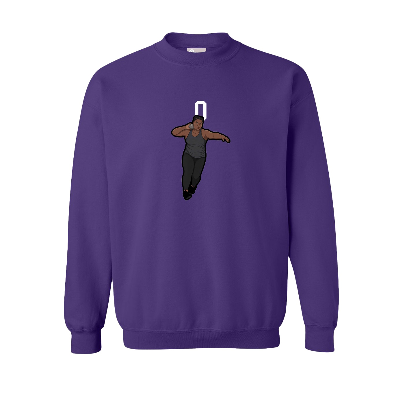 Fleece Crew — Shirsey in Purple