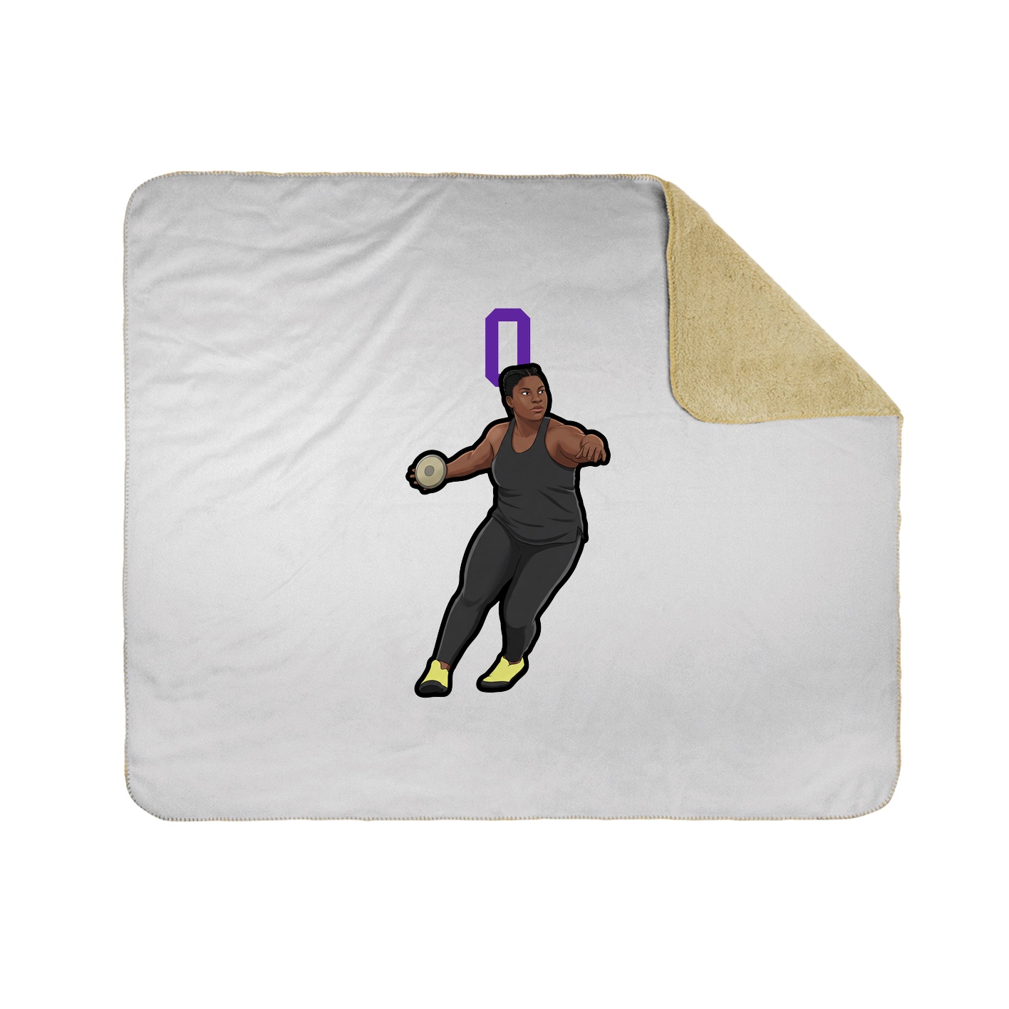 Throw Blanket — Shirsey in White