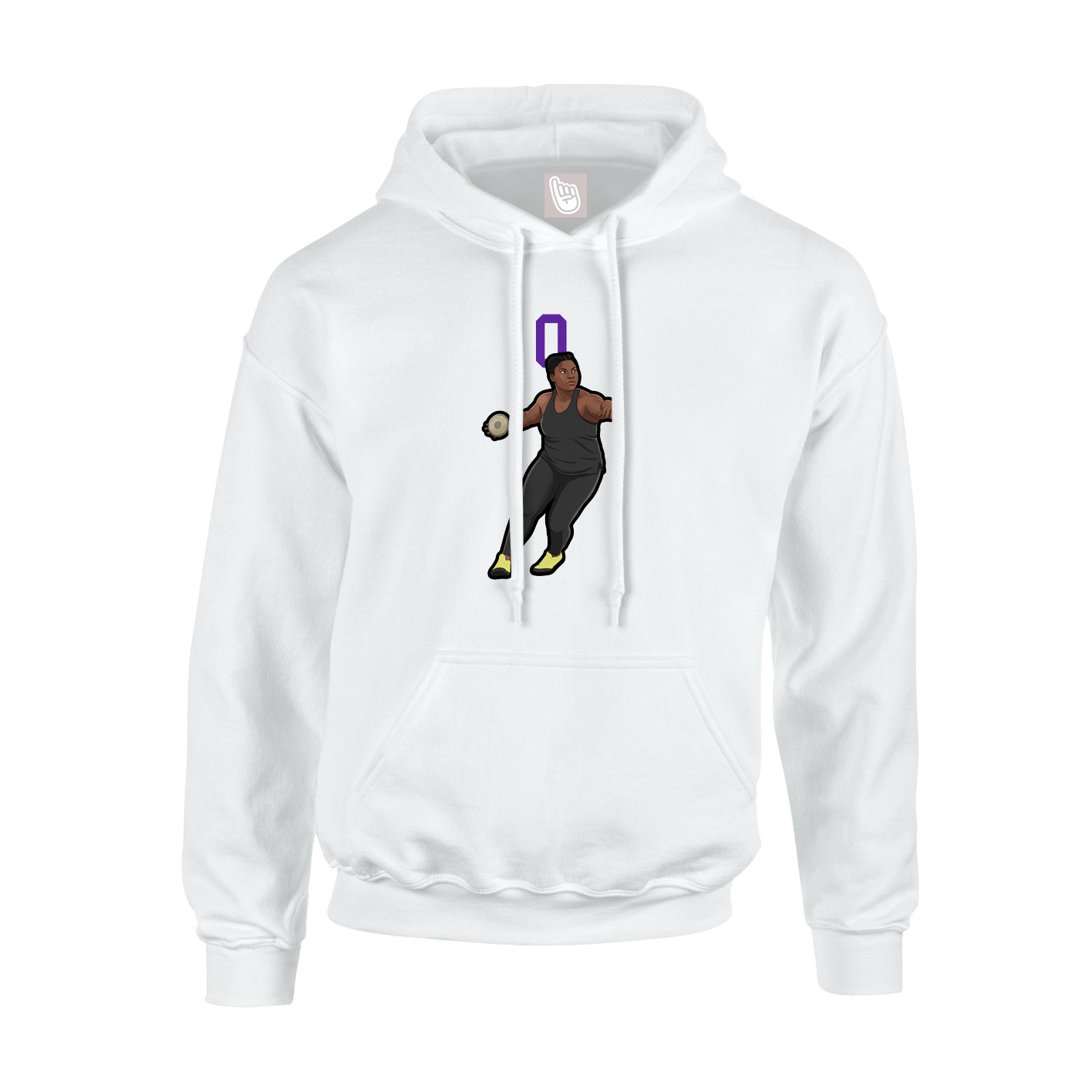 Hoodie — Shirsey in White