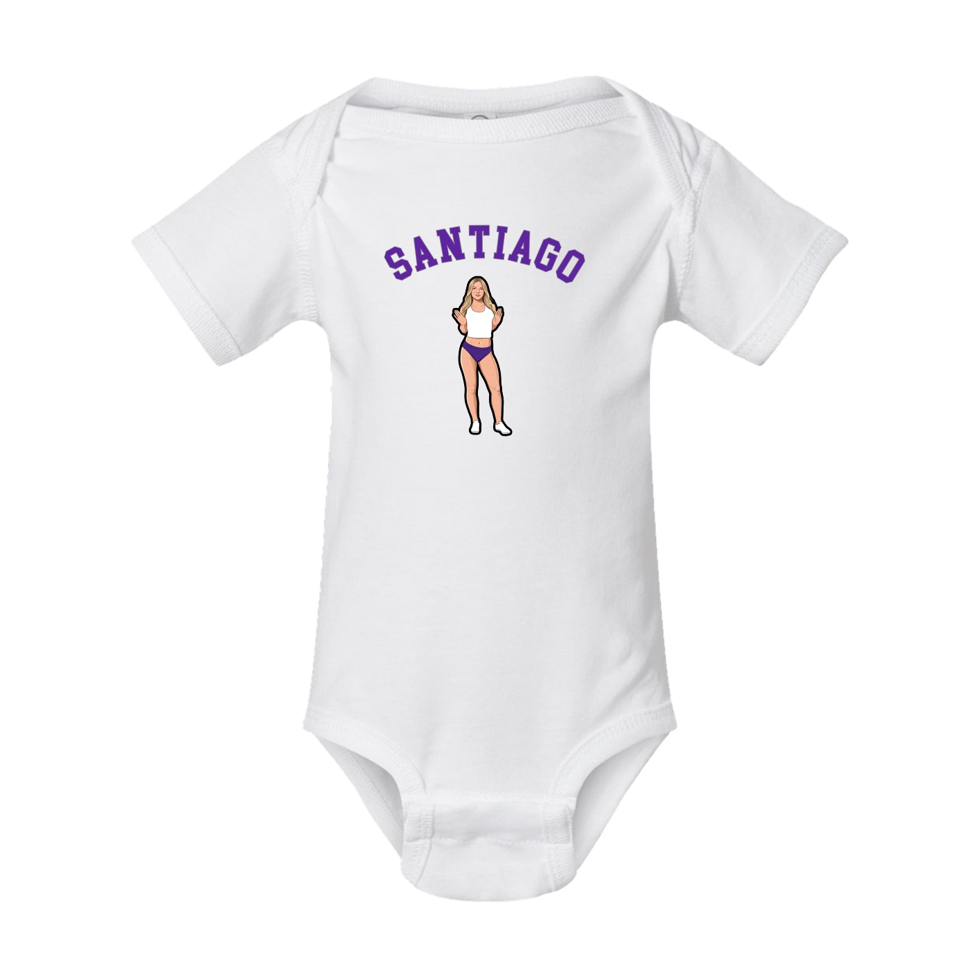 Baby Onesie — Shirsey Arch in White