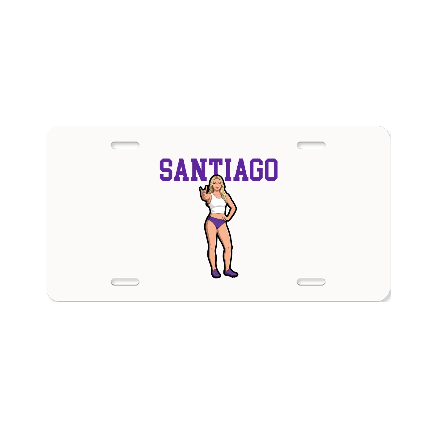License Plate — Shirsey in Classic