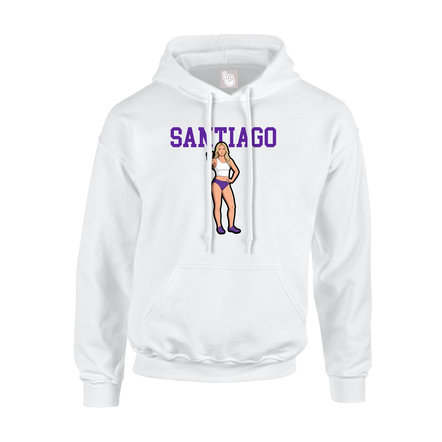 Hoodie — Shirsey in White