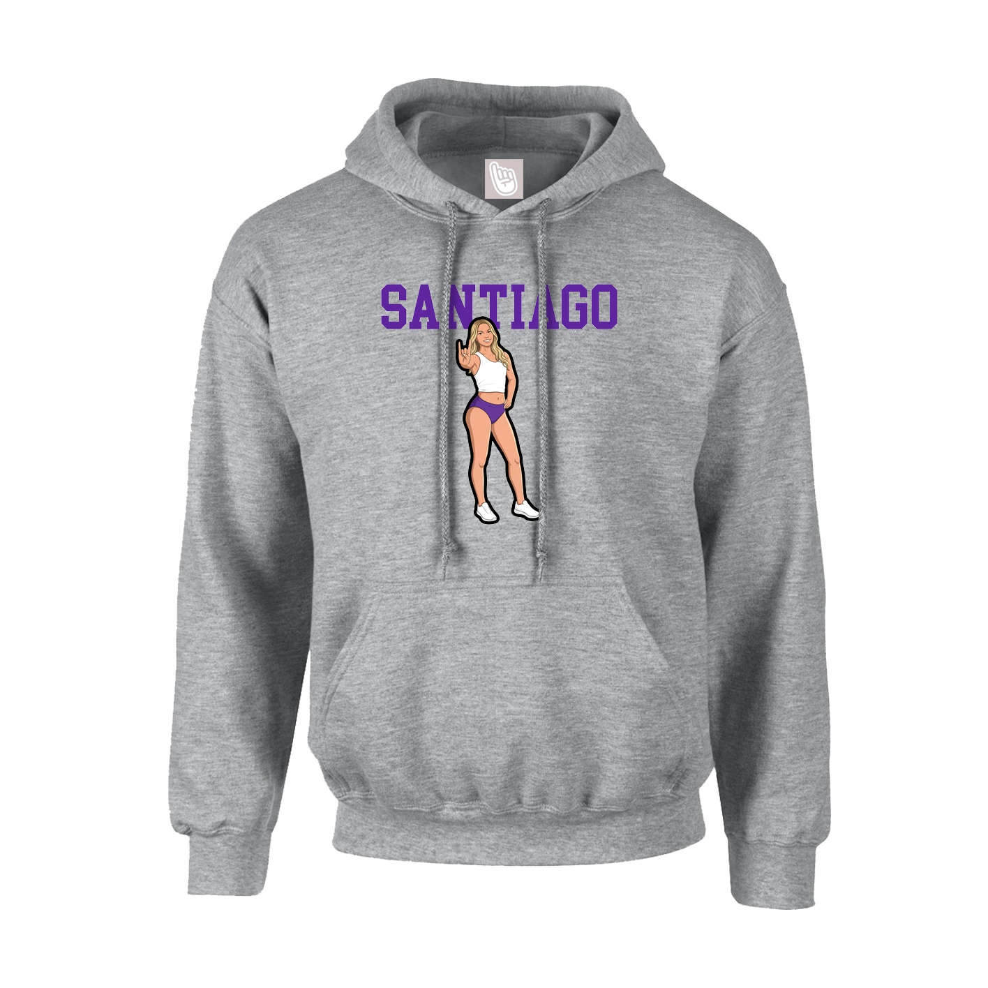 Hoodie — Shirsey in Grey