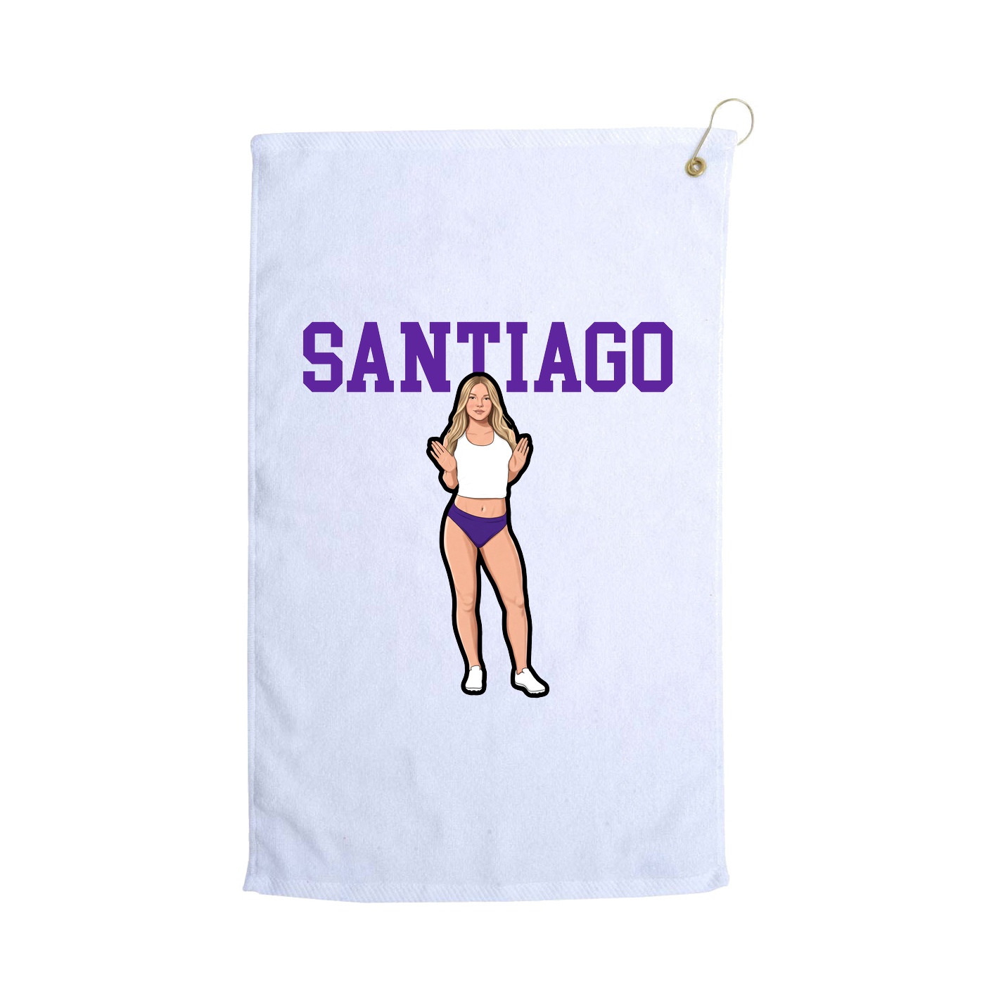 Golf Towel — Shirsey in White