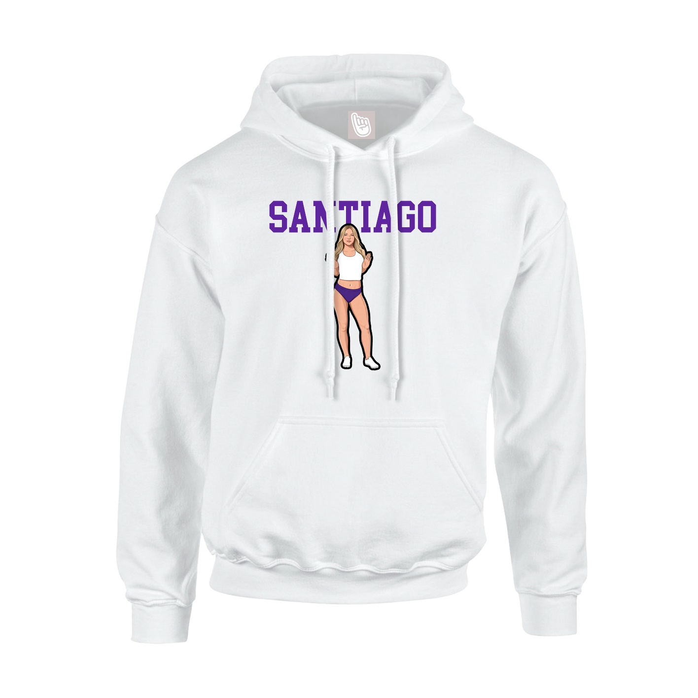 Youth Hoodie — Shirsey in White