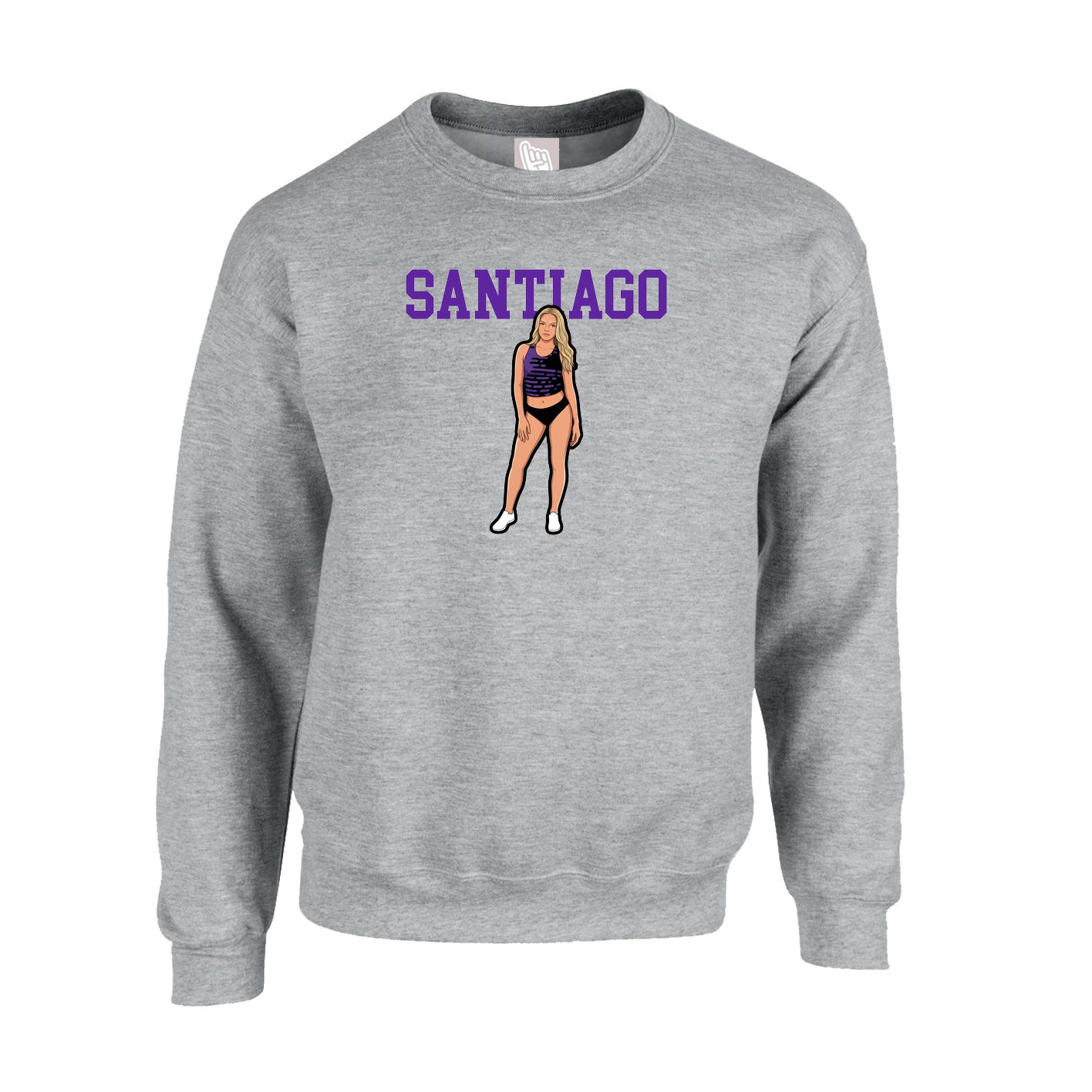 Fleece Crew — Shirsey in Grey