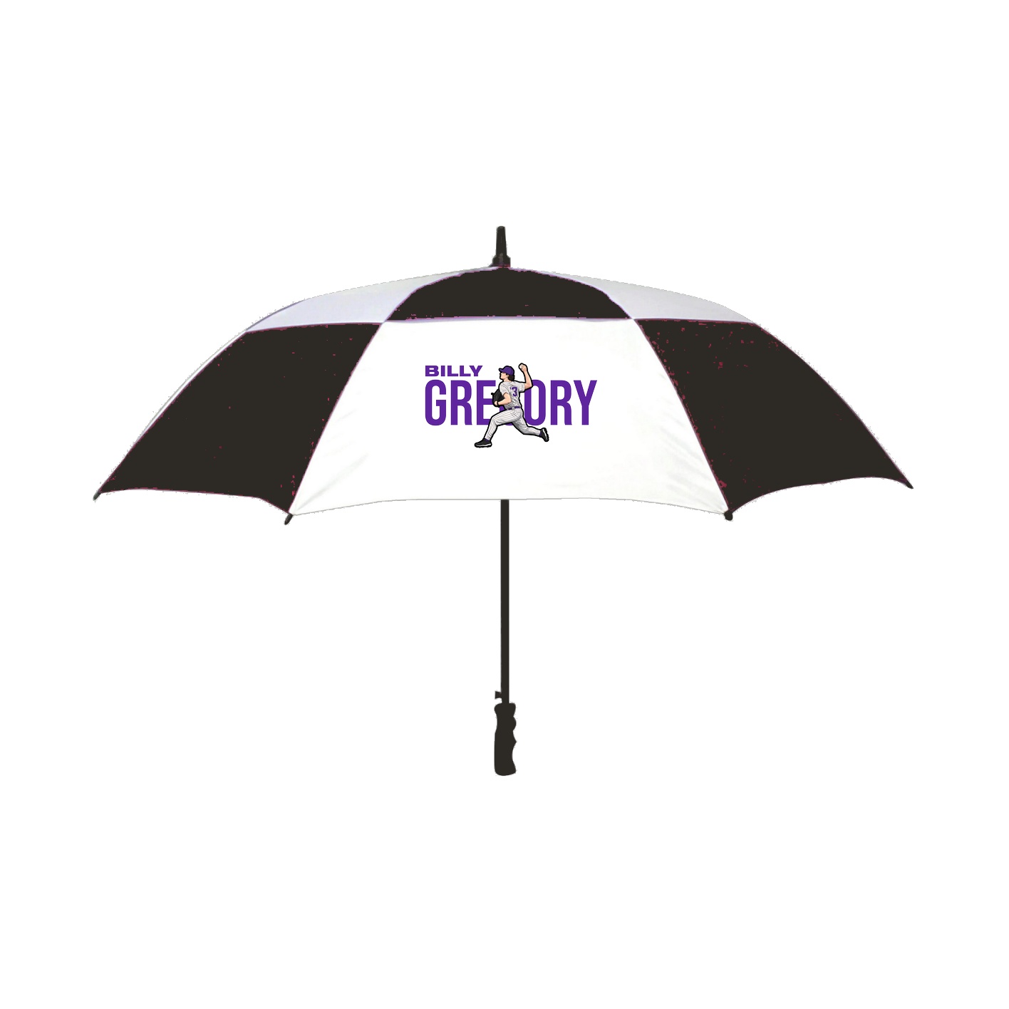 Golf Umbrella — Player Name in Black
