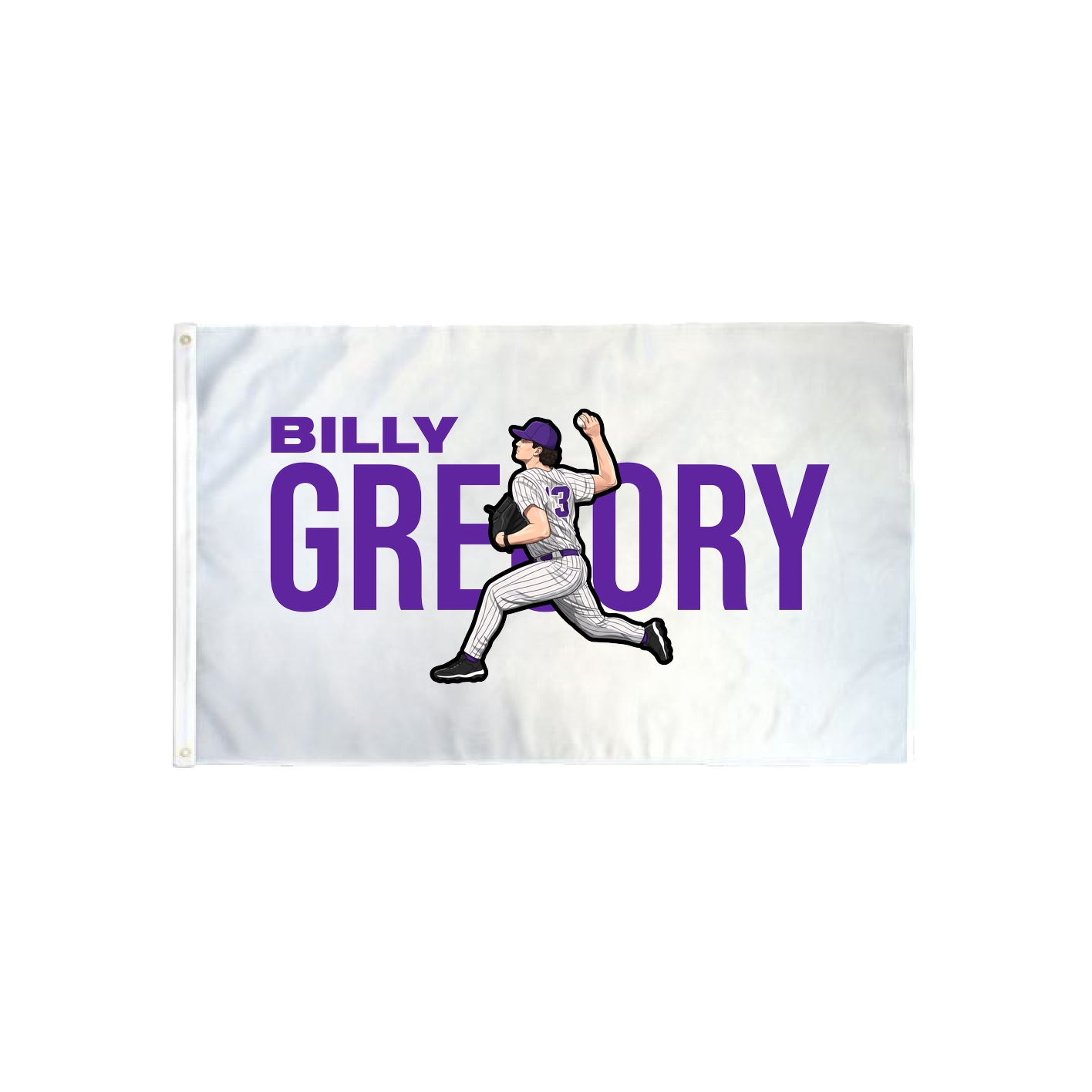 3x5 Flag — Player Name in Classic