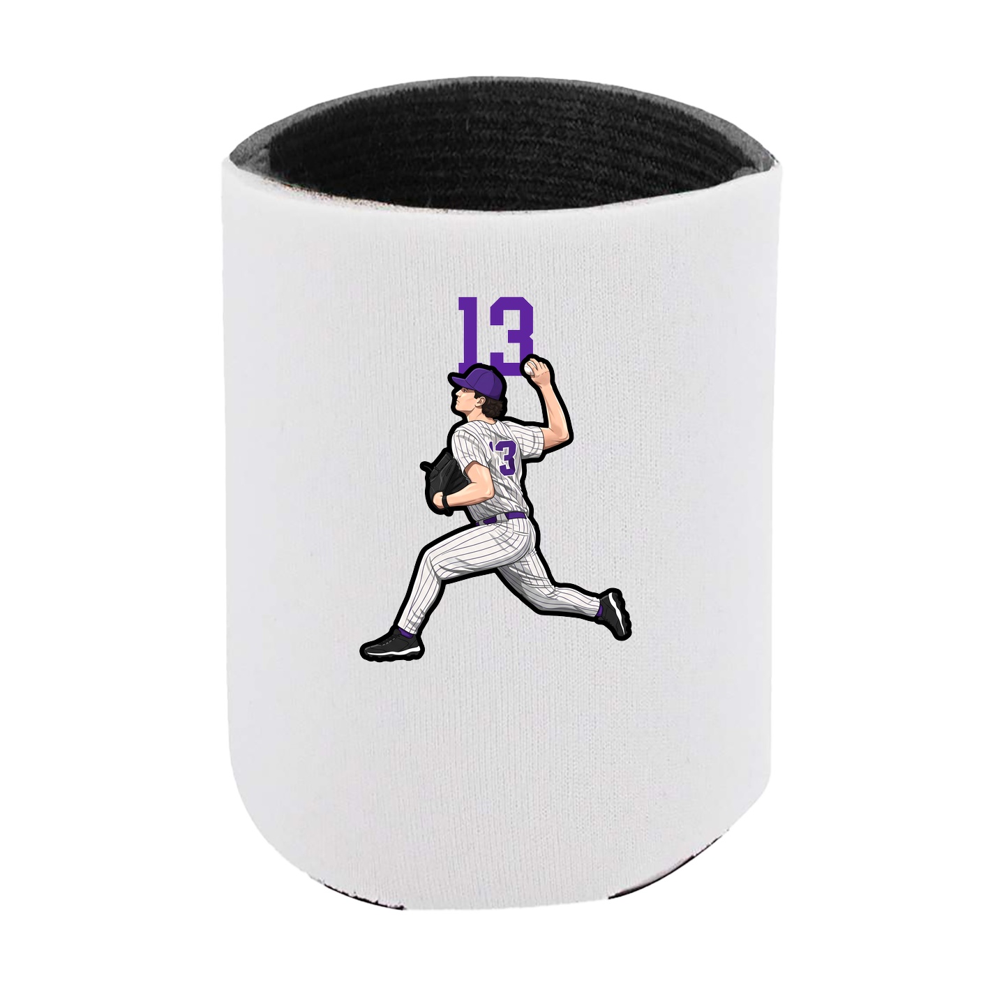 Can Holder — Number Top in White