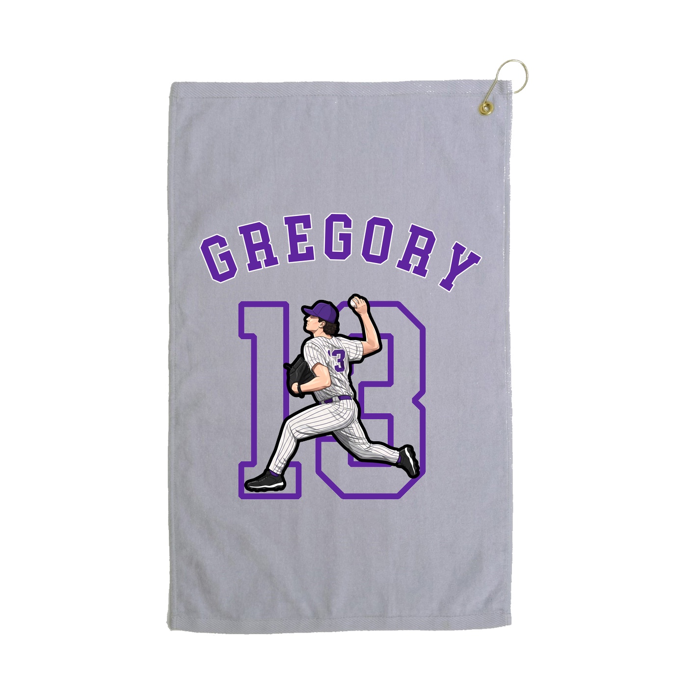 Golf Towel — Shirsey Arch in Grey