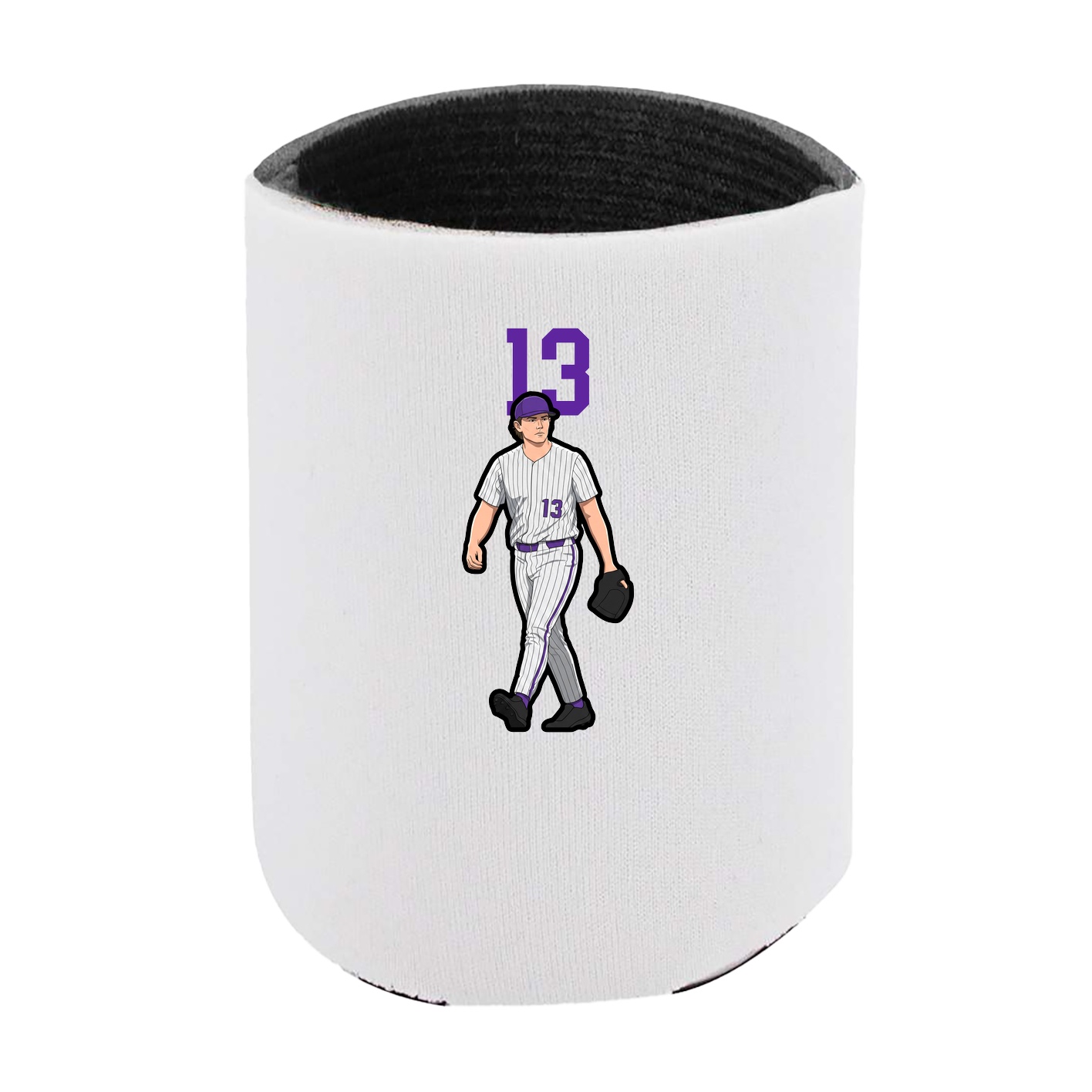 Can Holder — Number Top in White