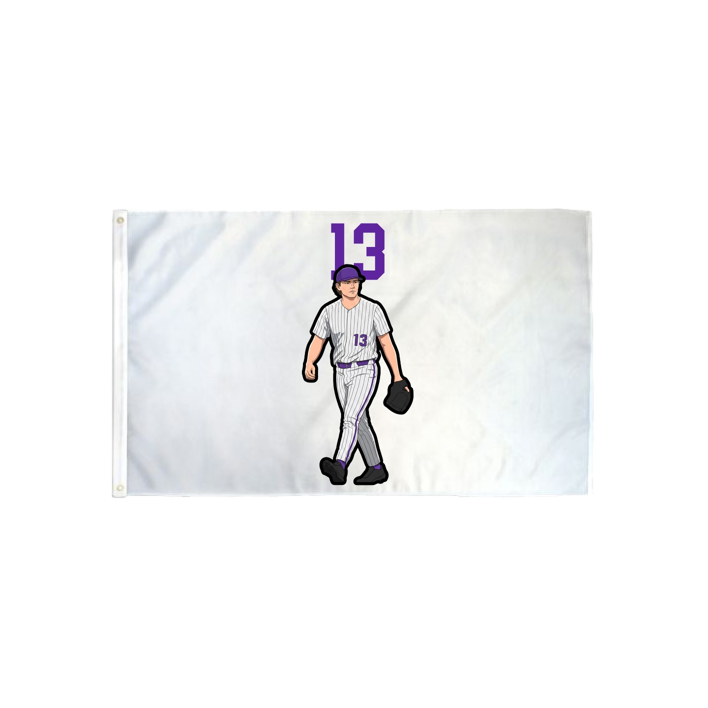 3x5 Flag — Number Top in Classic